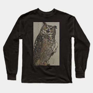 Great Horned Owl Long Sleeve T-Shirt